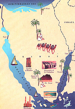 Mappa Sinai
